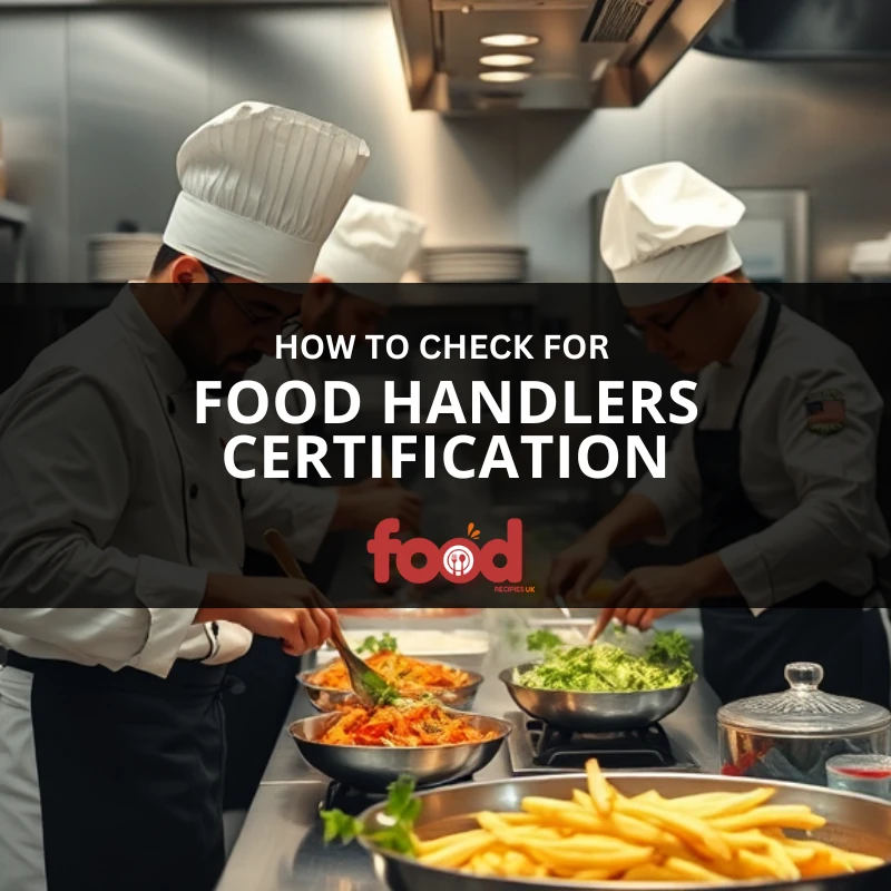 How To Check For Food Handlers Certification