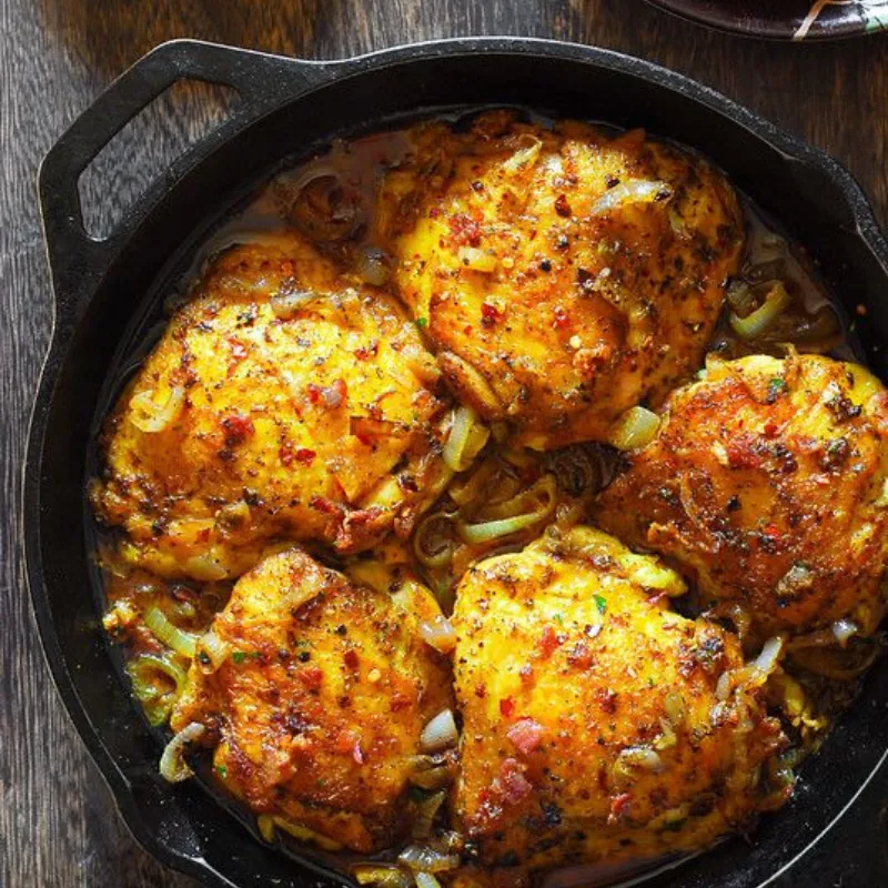 Pan-Seared Chicken Thighs