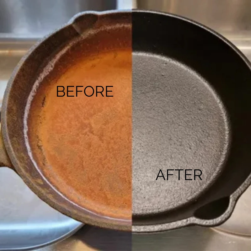 Fastest Way to Remove Rust From Cast Iron