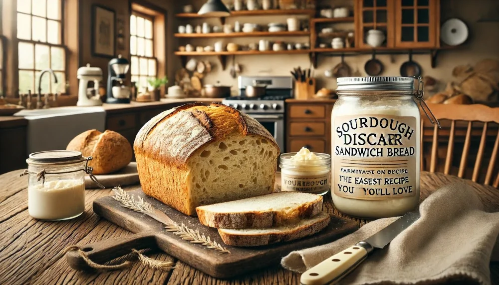 Sourdough Discard Sandwich Bread