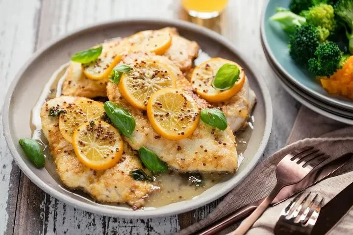 Grilled Chicken with Lemon Sauce