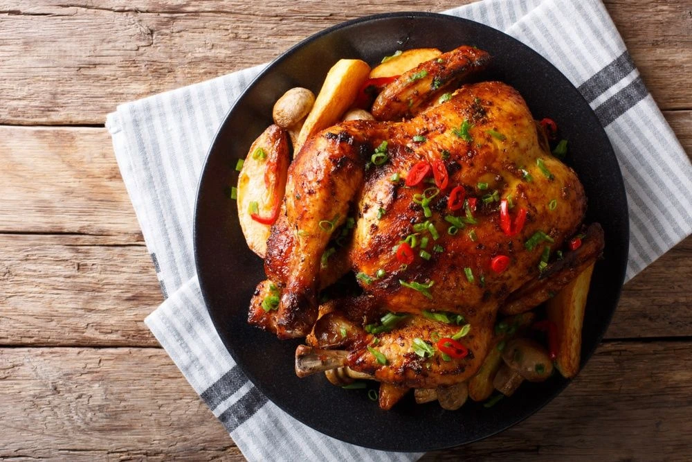 Oven Magic Comfort in a Tray with Spiced Chicken and Potato Bake