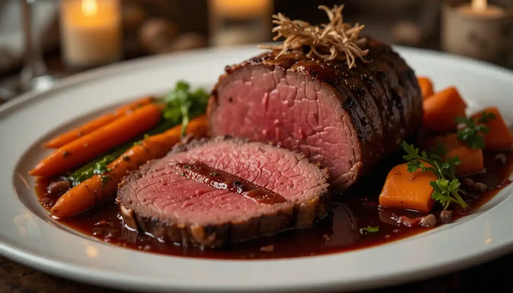Moose Tenderloin Roasted Veggies