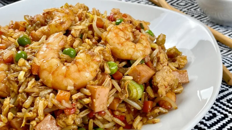 Arroz con Camarones